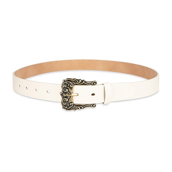 JS Jessica Simpson Ornate Buckle Womens Belt