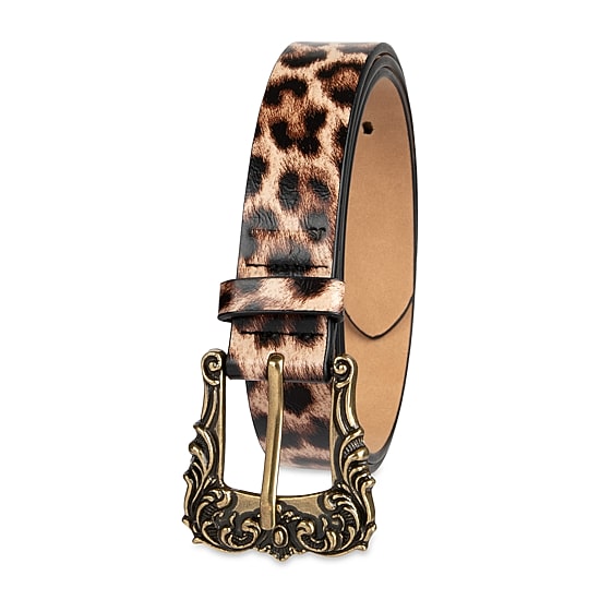 JS Jessica Simpson Ornate Buckle Womens Belt