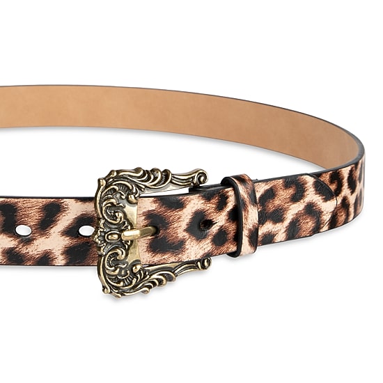 JS Jessica Simpson Ornate Buckle Womens Belt