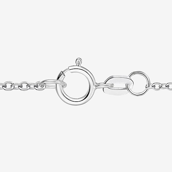 Gemstone Sterling Silver 18 Inch Pendant Necklace