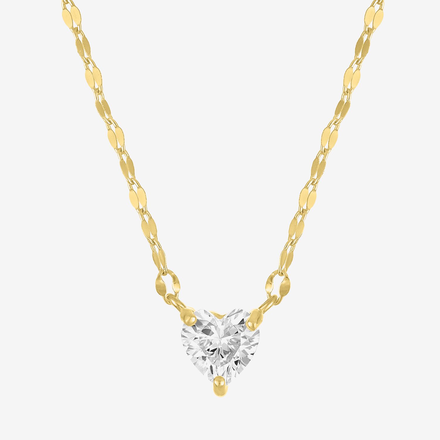 Yes, Please! Womens Lab Created White Sapphire Sterling Silver Heart 2-pc. Jewelry Set