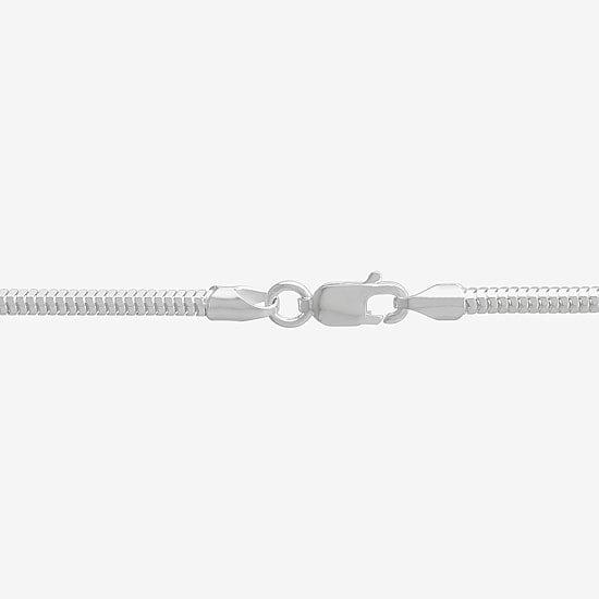 Made in Italy Womens Sterling Silver 20 Inch Snake Chain Necklace