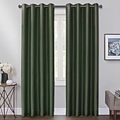 Max Blackout Mystique Grommet Top 100% Blackout Single Curtain Panel