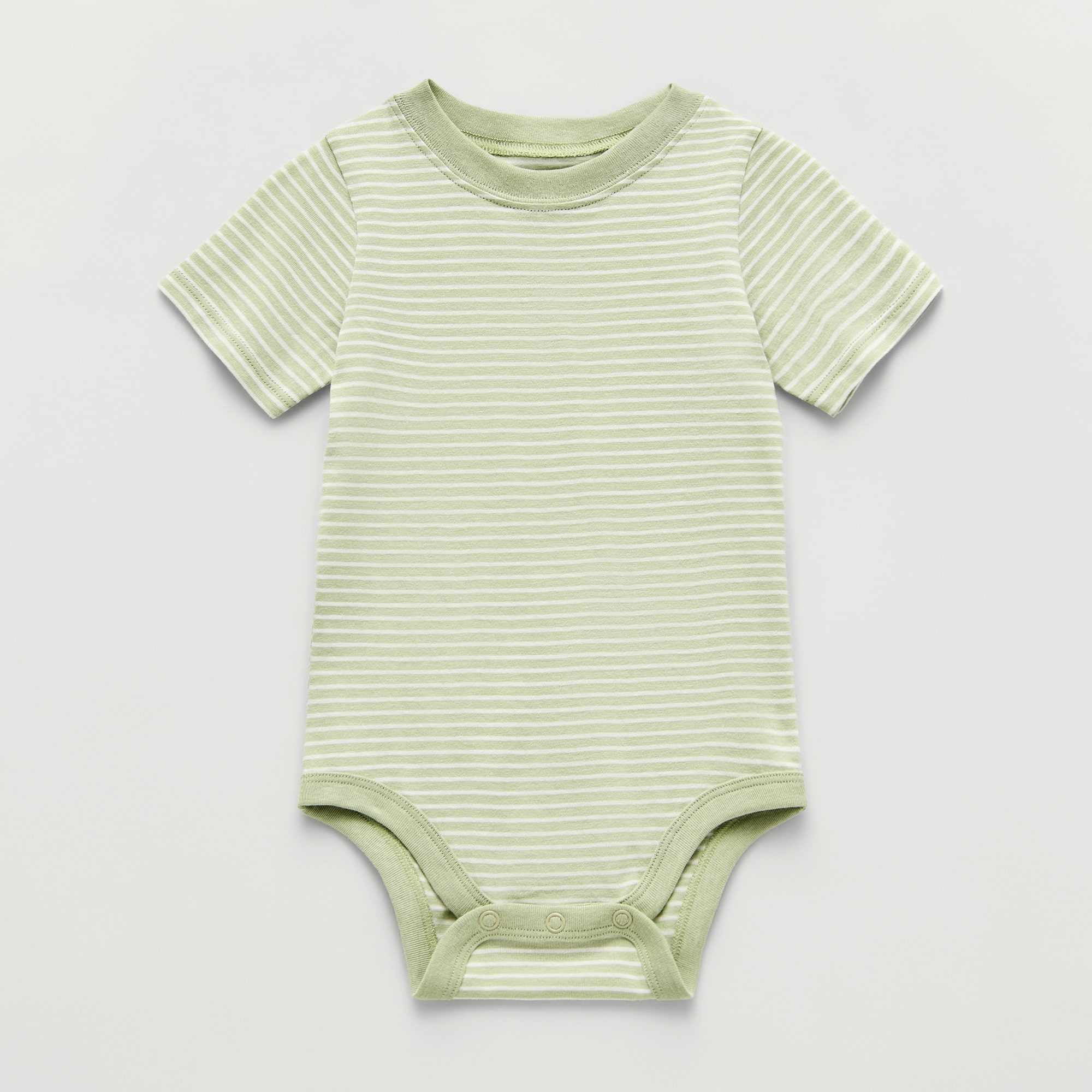 Okie Dokie Baby Boys Round Neck Short Sleeve Bodysuit
