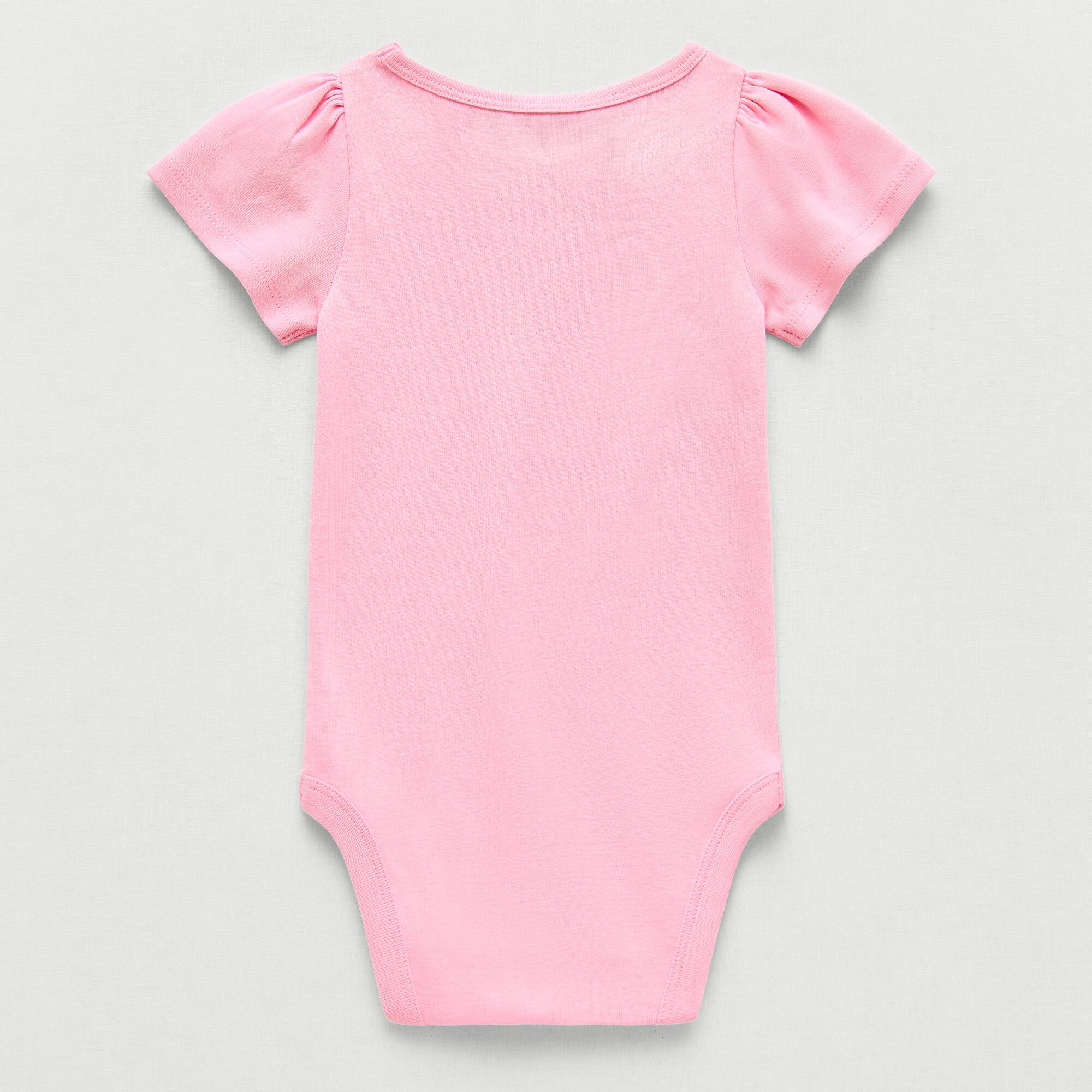 Okie Dokie Baby Girls Round Neck Short Sleeve Bodysuit