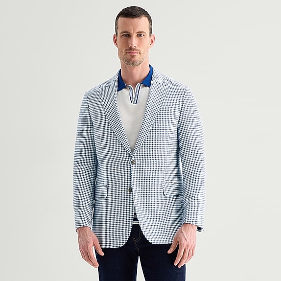 Stafford Mens Tonal Classic Fit Sport Coat