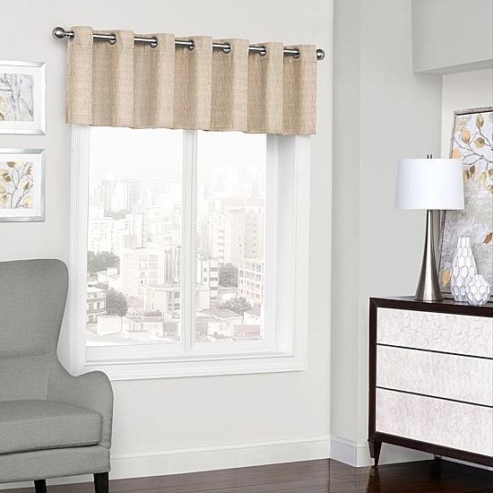 Eclipse Trevi Grommet Top Scallop Scallop Valance