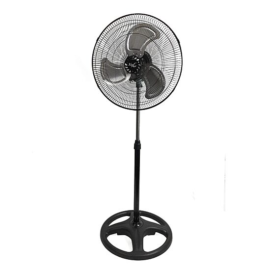 Vie Air 18" Industrial Heavy Duty Pedestal Oscillating Metal Stand Fan