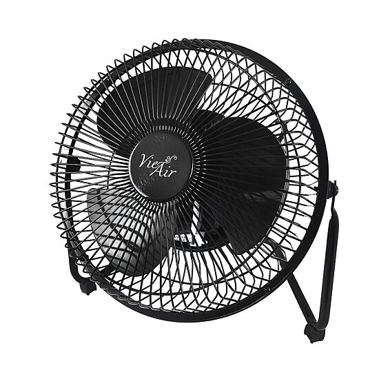 Vie Air 8" High Velocity Metal Desk and Floor Fan