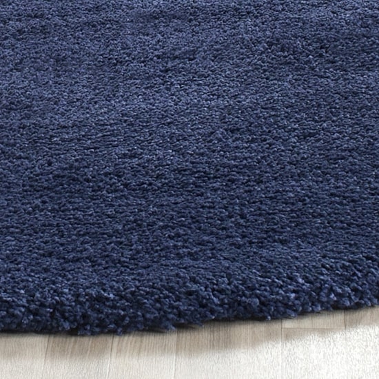 Safavieh Milan Collection Harper Solid Shag Indoor Round Area Rug