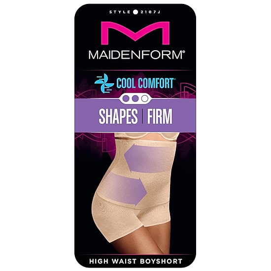 Maidenform High Waist Boyshort With Cool Comfort™ Control Briefs 2107
