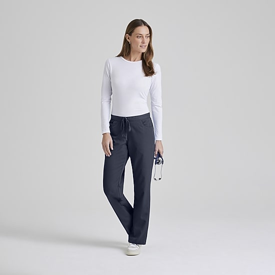 Grey's Anatomy™ by Barco Classic 4232 Riley 5-Pocket Mid-Rise Flared Leg Womens Scrub Pant