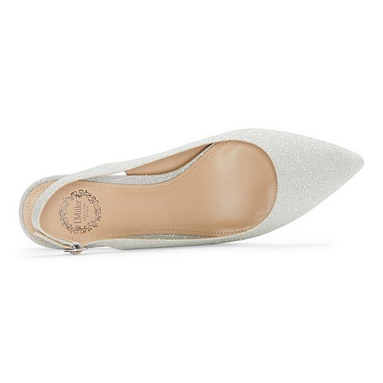 I. Miller Samaria Womens Round Closed Toe Kitten Heel Pumps