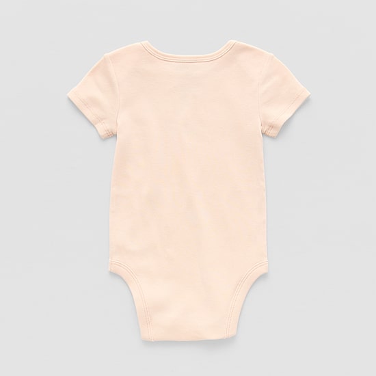 Okie Dokie Baby Unisex Crew Neck Short Sleeve Rib Bodysuit
