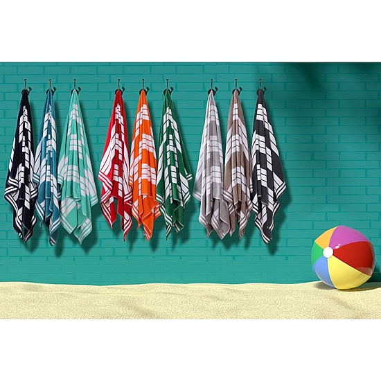 SUPERIOR® Cabana Collection | 100% Cotton Quick Dry Beach Towel