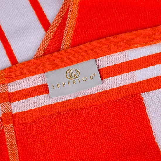 SUPERIOR® Cabana Collection |100% Cotton Quick Dry 2 Piece Beach Towel Set