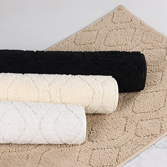 SUPERIOR® Brou 2-Pc Diamond Lattice Bath Rug