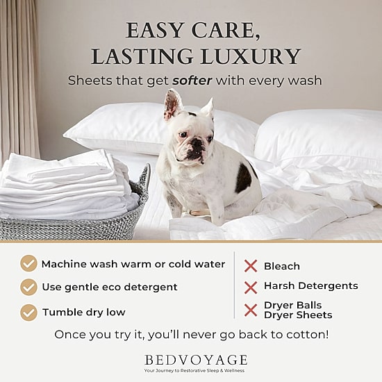 BedVoyage 300tc Rayon from Bamboo Pillowcases