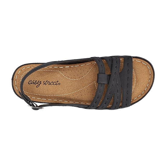 Easy Street Womens Kehlani Strap Sandals