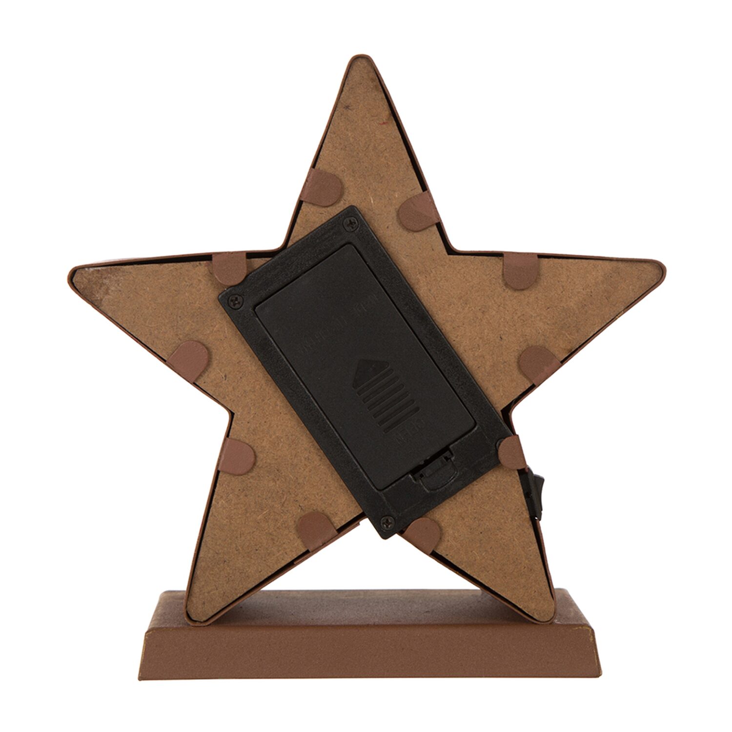 Glitzhome 7.48" Marquee LED Star Christmas Stocking Holder - Set of 2