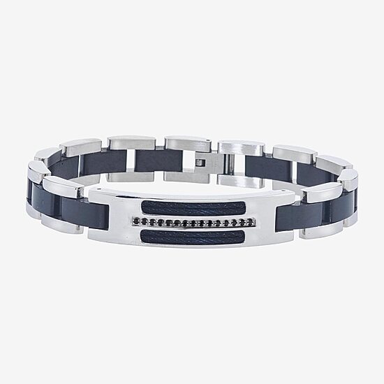 Mens Stainless Steel Link Bracelet
