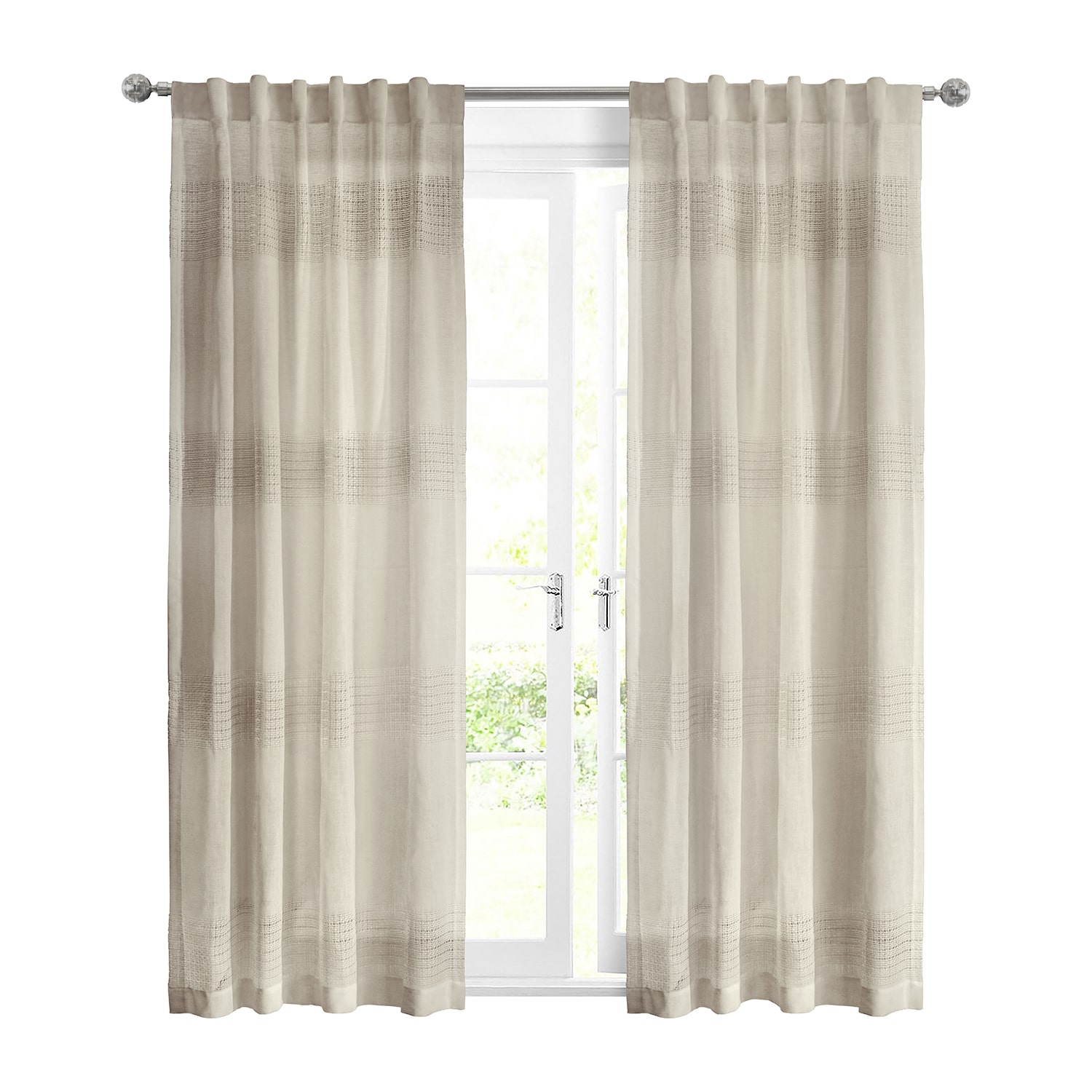 Habitat Lindsey Rod Pocket Back Tab Light-Filtering Single Curtain Panel