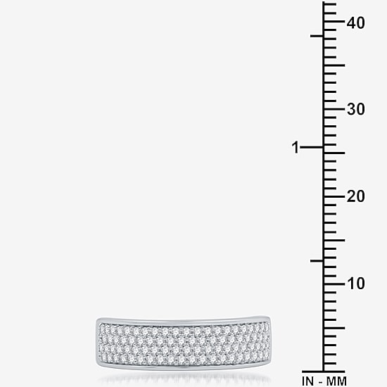 Womens 1/2 CT. T.W. Natural White Diamond 10K Gold Anniversary Wedding Band