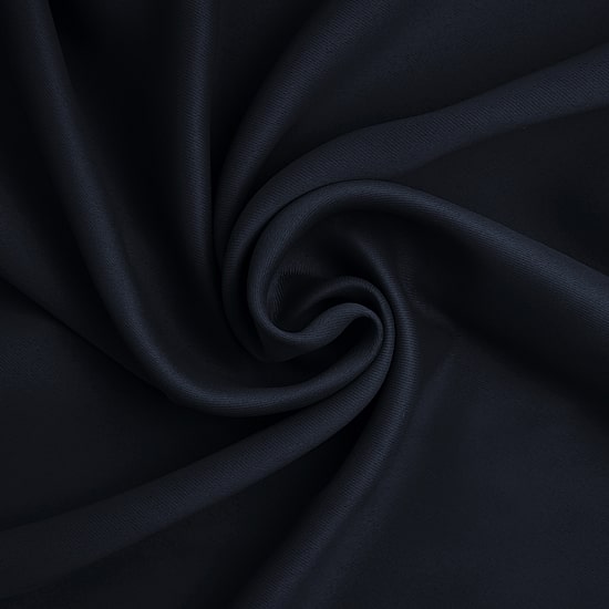 Sun Zero Bergen Rod Pocket 100% Blackout Single Curtain Panel