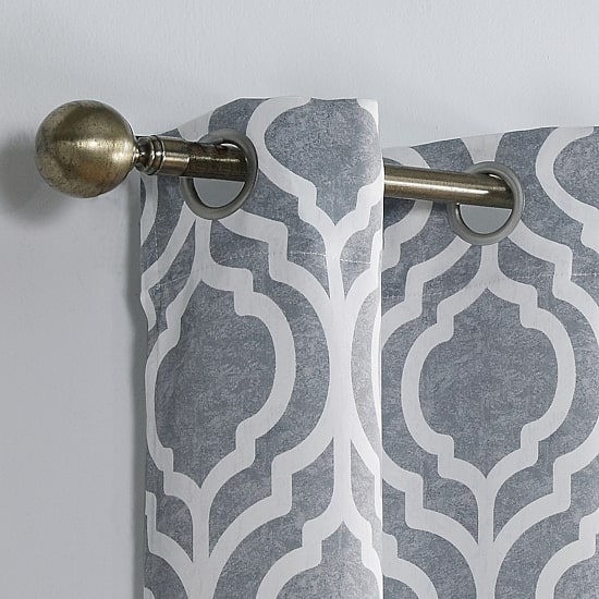 Sun Zero Eldon Grommet Top Blackout Single Curtain Panel