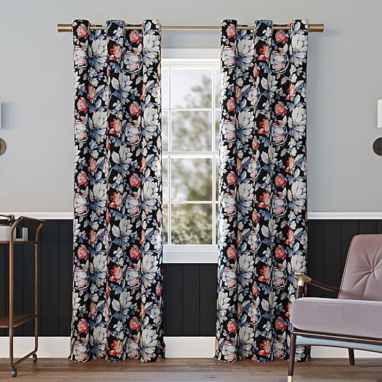 Sun Zero Irma Grommet Top Blackout Single Curtain Panel