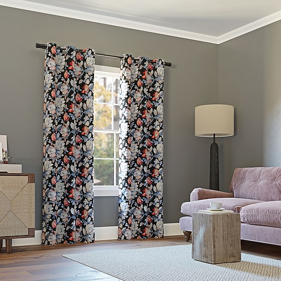 Sun Zero Irma Grommet Top Blackout Single Curtain Panel