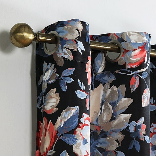 Sun Zero Irma Grommet Top Blackout Single Curtain Panel