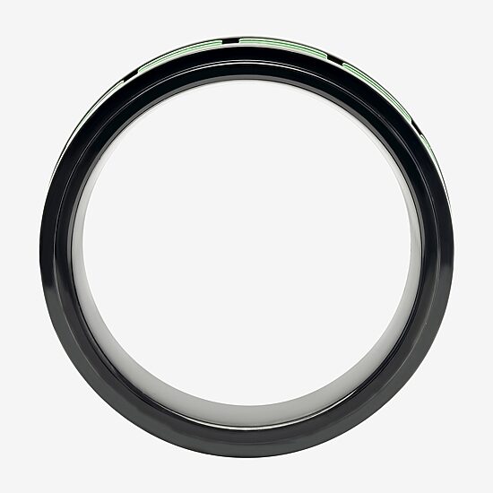 Mens 8MM Stainless Steel Wedding Band