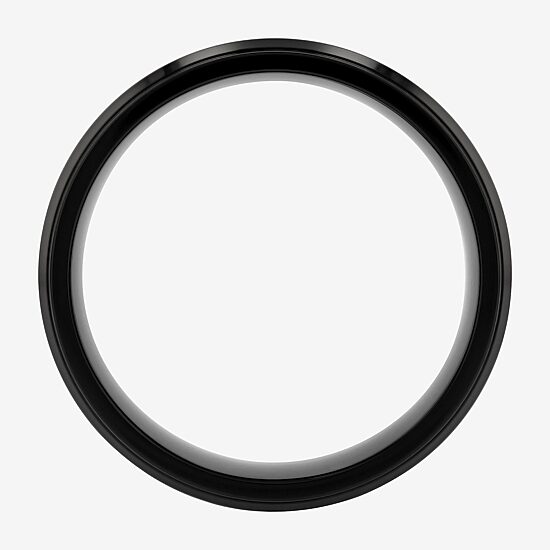 Mens 8MM Stainless Steel Wedding Band