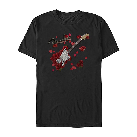 Mens Short Sleeve Fender Valentine's Day Graphic T-Shirt