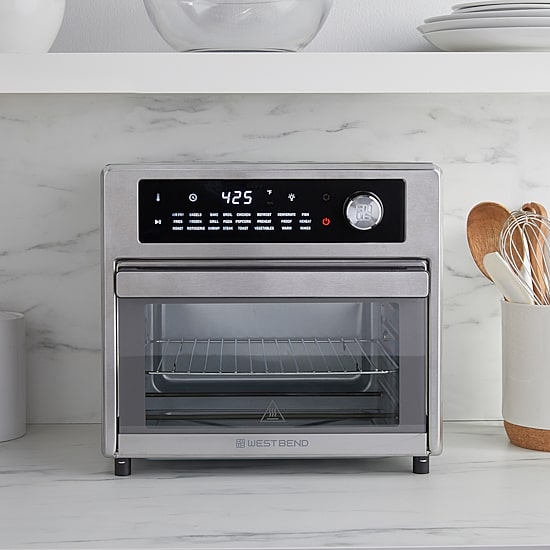 West Bend XL Air Fryer Oven with 24 Presets​, 26 Quart, in Stainless Steel
