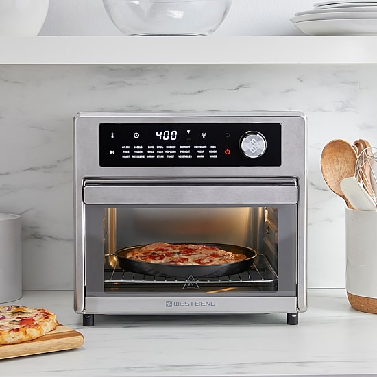 West Bend XL Air Fryer Oven with 24 Presets​, 26 Quart, in Stainless Steel