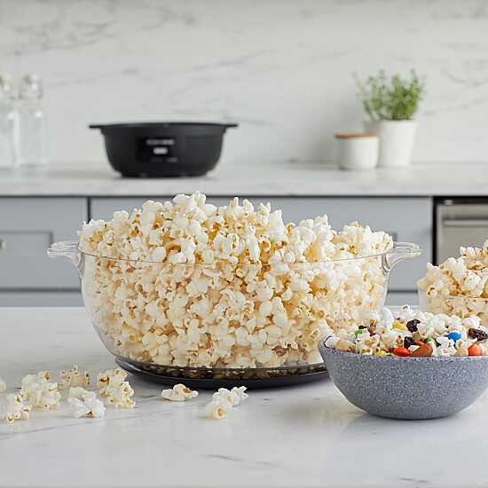 West Bend Stir Crazy 6 Qt. Popcorn Machine, in Black