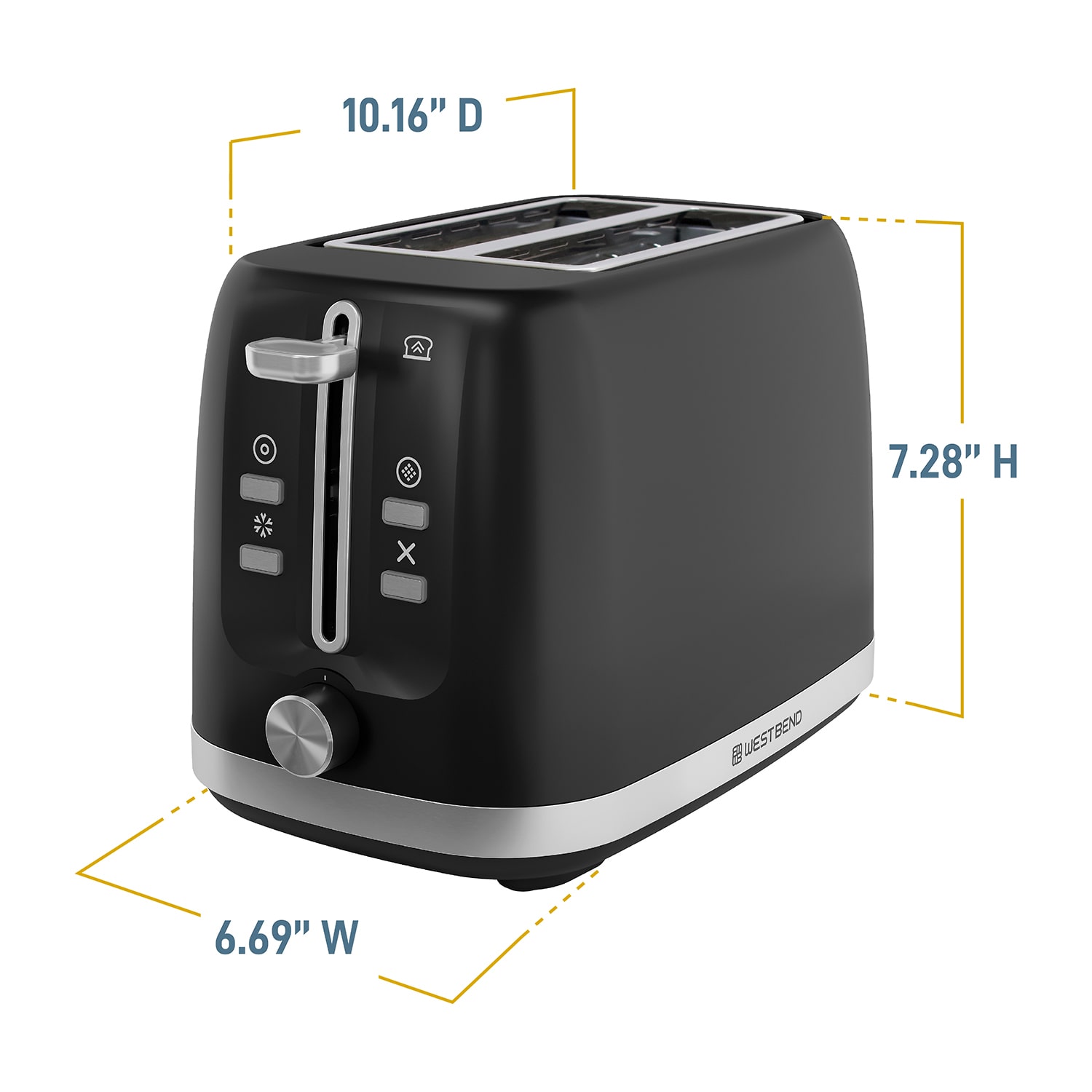 Legacy Automatic Shut Off Electric Toaster