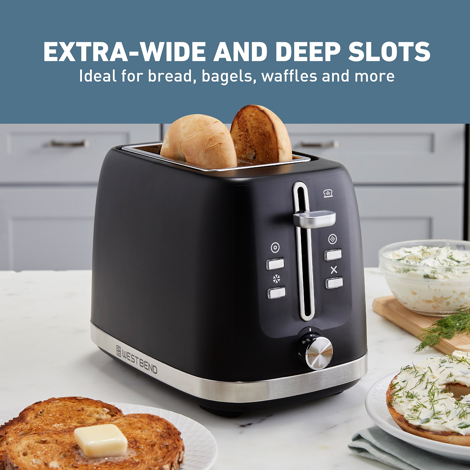 Legacy Automatic Shut Off Electric Toaster