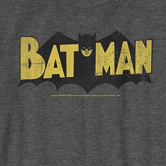 Little & Big Kid Boys Crew Neck Short Sleeve Slim Fit Batman Graphic T-Shirt