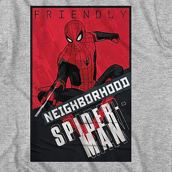 Little & Big Kid Boys Crew Neck Short Sleeve Regular Fit Spiderman Graphic T-Shirt