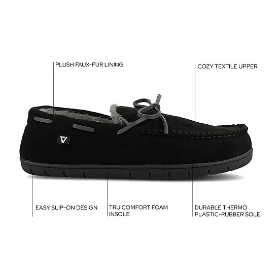 Vance Co Hayden Mens Slip-On Slippers
