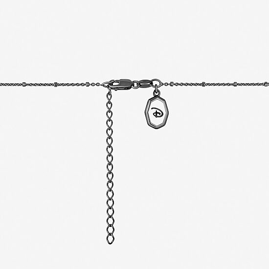 Womens 1/5 CT. Natural Black Diamond 14K Rose Gold Over Silver Sterling Silver Heart 18 Inch Pendant Necklace