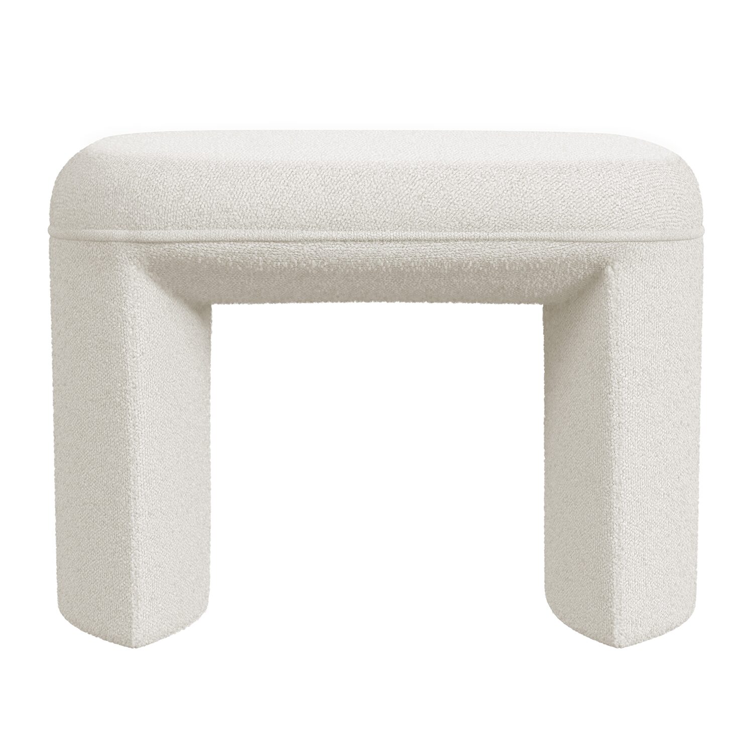 HOMEPOP Quinn Upholstered Ottoman