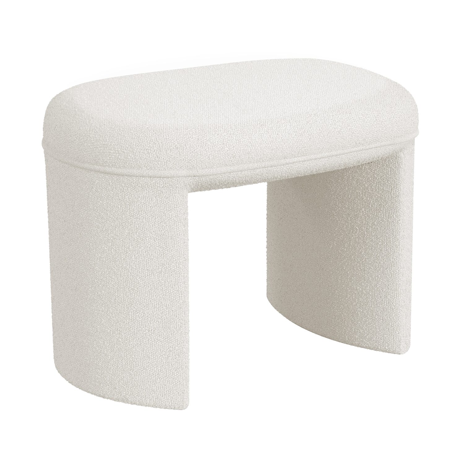 HOMEPOP Quinn Upholstered Ottoman
