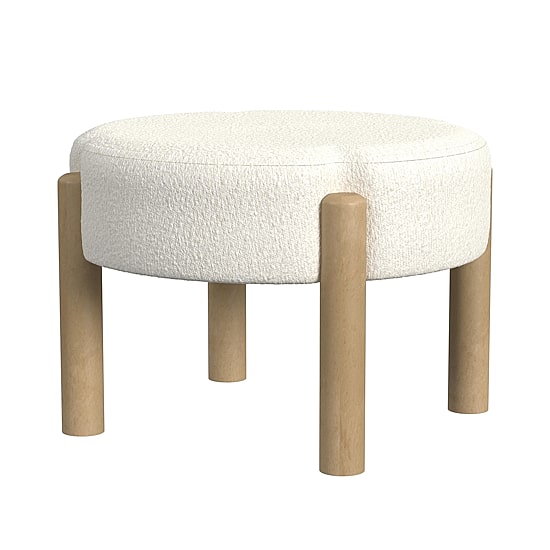 HOMEPOP Luna Upholstered Ottoman