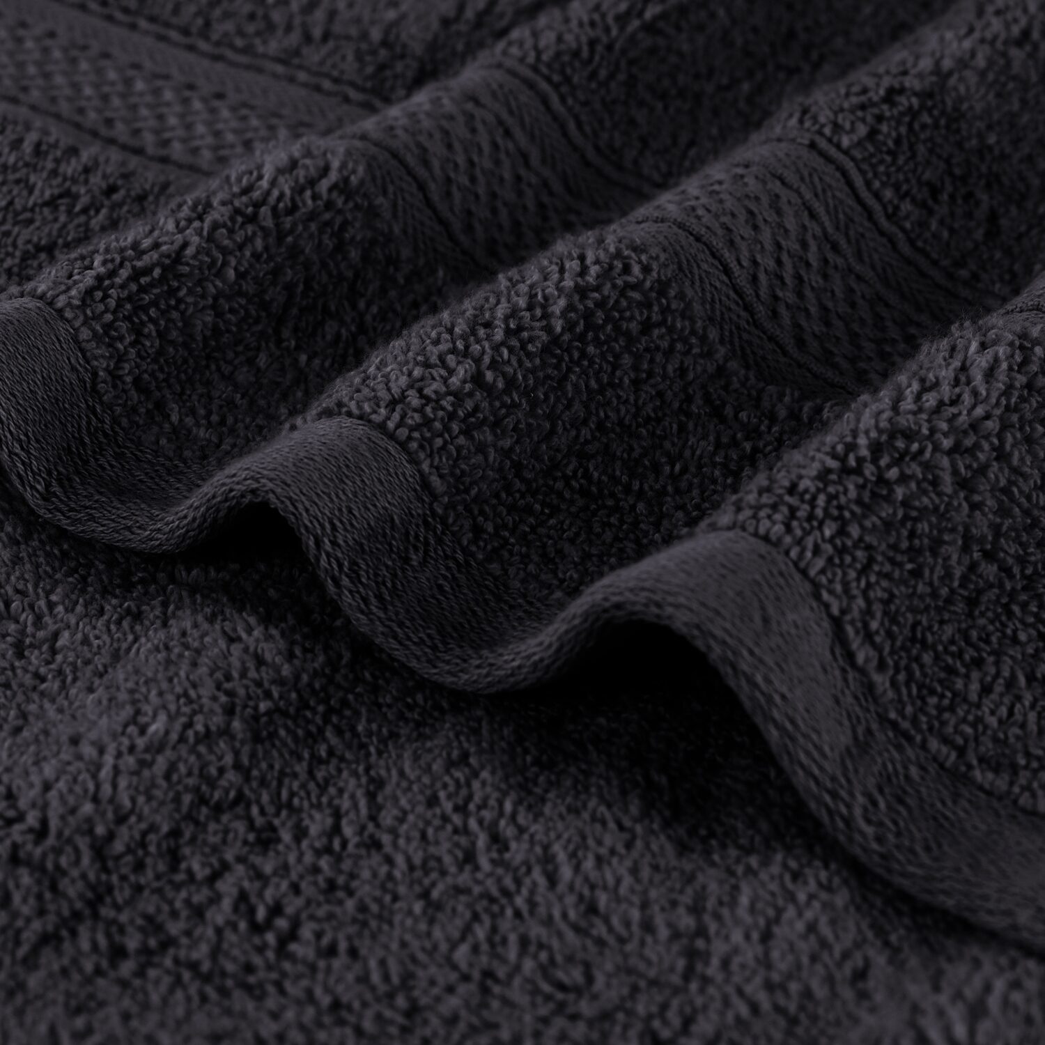 SUPERIOR® Chevron Collection | 100% Cotton 6-pc. Solid Hand Towel