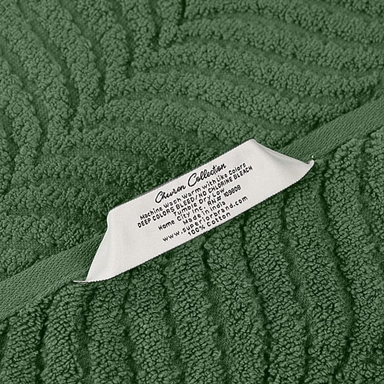 SUPERIOR® Chevron Collection | 100% Cotton 2-pc. Bath Sheet