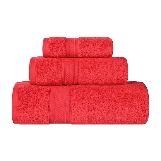 SUPERIOR® Chevron Collection | 100% Cotton 3-pc. Quick Dry Bath Towel Set